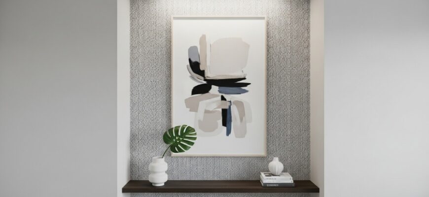 Современный дизайн стен в квартире