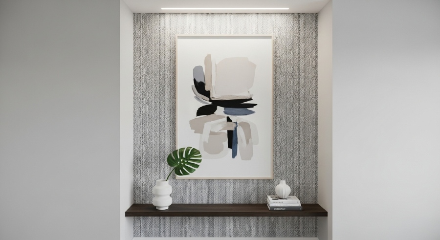 Современный дизайн стен в квартире