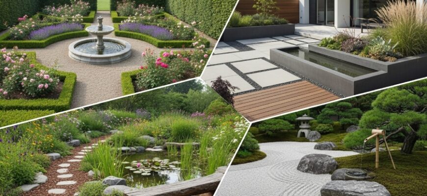 Стили в ландшафтном дизайне