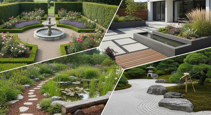 Стили в ландшафтном дизайне