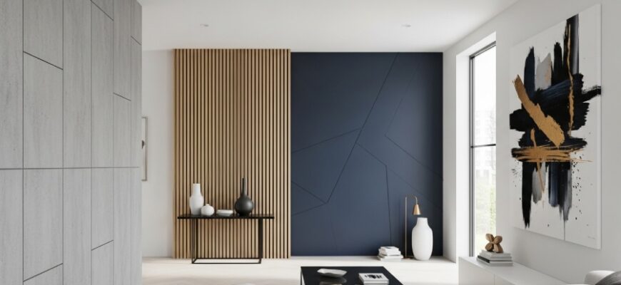 Варианты отделки стен