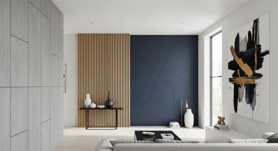 Варианты отделки стен