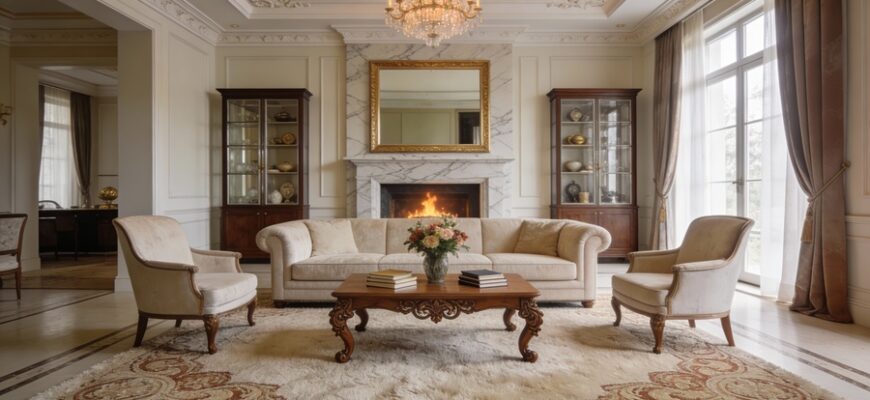 Гостиная в классическом стиле
