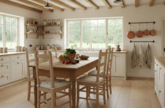 Кухня в загородном доме