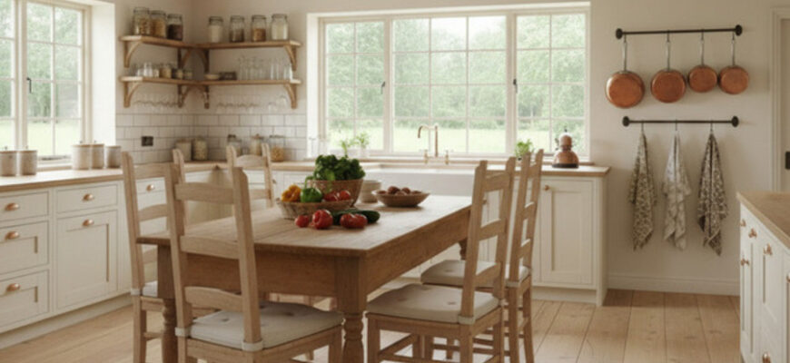 Кухня в загородном доме