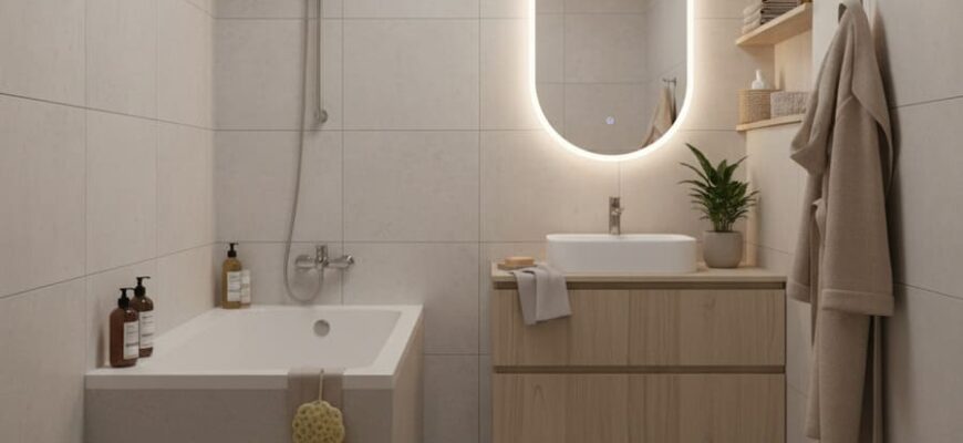 Маленькая ванная комната