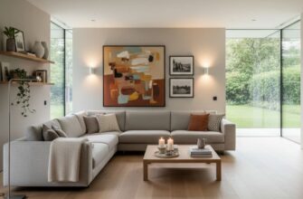 Гостиная в загородном доме