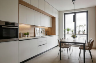 Кухня линейной планировки